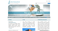 Desktop Screenshot of pharmabiotech.cz