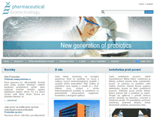 Tablet Screenshot of pharmabiotech.cz